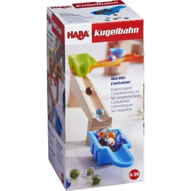 HABA 304862 Marble Run - Marble Container, Accessories for All Classic Haba Marble Rails, for Collecting and Storing Marbles, from 4 Years