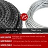 Synthetic Winch Rope 3/8" x 100'-23800 lbs Winch Line with