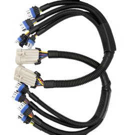 2PCS Ignition Coil Harness Connector 12558693/D581/10457730 - Compatible with GM LQ/LS V8 Engines (4.8L 5.3L 6.0L 6.2L 7.0L) & Truck Relocation Applications LJQ