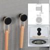 SAYAYO Modern Black Coat Hooks Wall Mounted, Towel Hooks for