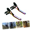 Outanaya 1 Pair Aluminum Alloy Bike Brake Handle Lightweight Hollow