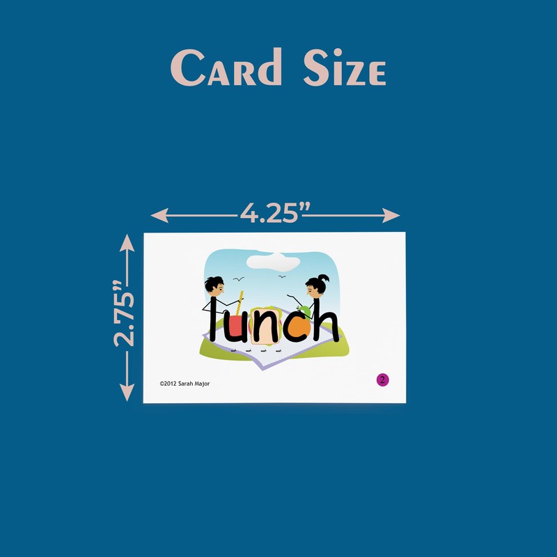 Child1st | 306 SnapWords Pocket Cards | Multisensory | ESL