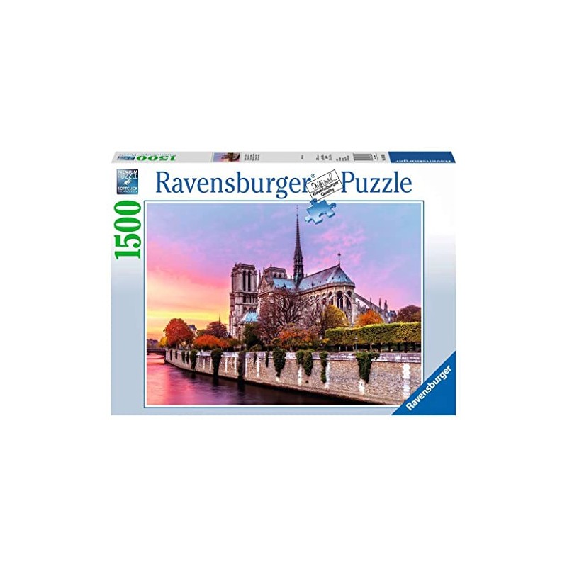 Ravensburger Picturesque Notre Dame 1500 Piece Jigsaw Puzzle for Adults