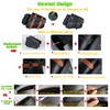 JAIYESOU Motorcycle Saddle Bags Side Bags|Saddlebags|Pvc Leather Waterproof Side Swing