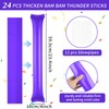 Pack of 24 Thunder Sticks, Bam Bam Inflatable Sticks, Thicken