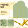 MODFUNS Metal Arch Backdrop Stand and Cover Set 6&6.6&7.2ft Sage