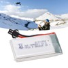 RC Aircraft Lithium Battery 3.7V 1100mAh with SM Black Plug