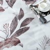 OAITE Duvet Cover Queen Size,Reversible Leaf White Duvet Cover Set