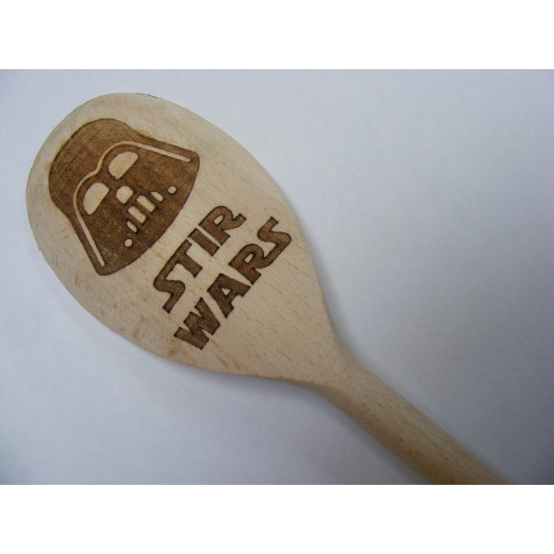Fastcraft Stars Wars Inspired Wooden Baking Spoon Wood Kitchen Cooking