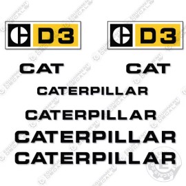 Aftermarket Fits Caterpillar D3 Dozer Decal Kit Equipment Decals 1970's