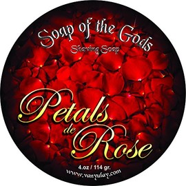 Shaving Soap of The Gods Pétales De Rose 4.oz