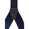 Olata Braces with Buttonhole, Genuine Leather Strap and Pattern -