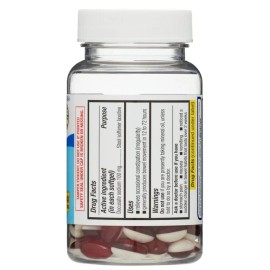 Equate Stool Softener Laxative Softgels for Constipation, 100 mg, 140 Count