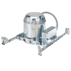 Nora NHIC-17QNBAT - 6 in. - Insulated Ceiling Airtight Housing with Quick Connectors - No Socket Bracket - 120 Volt
