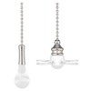 Westinghouse Lighting 31 cm Brushed Nickel Pull Chain with Fan