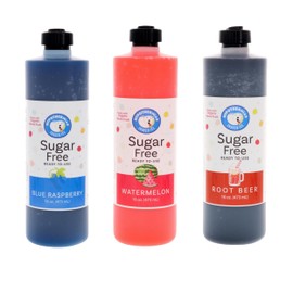 Hypothermias Sugar-Free Snow Cone Syrup, Pack of 3 | Choose Your Flavors | Keto-Friendly, Sweetened with Monk Fruit & Erythritol | 16 Fl Oz Bottles Each