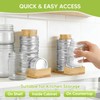 2PCS Mason Jar Lid Organizer & Holder (Wide Mouth &