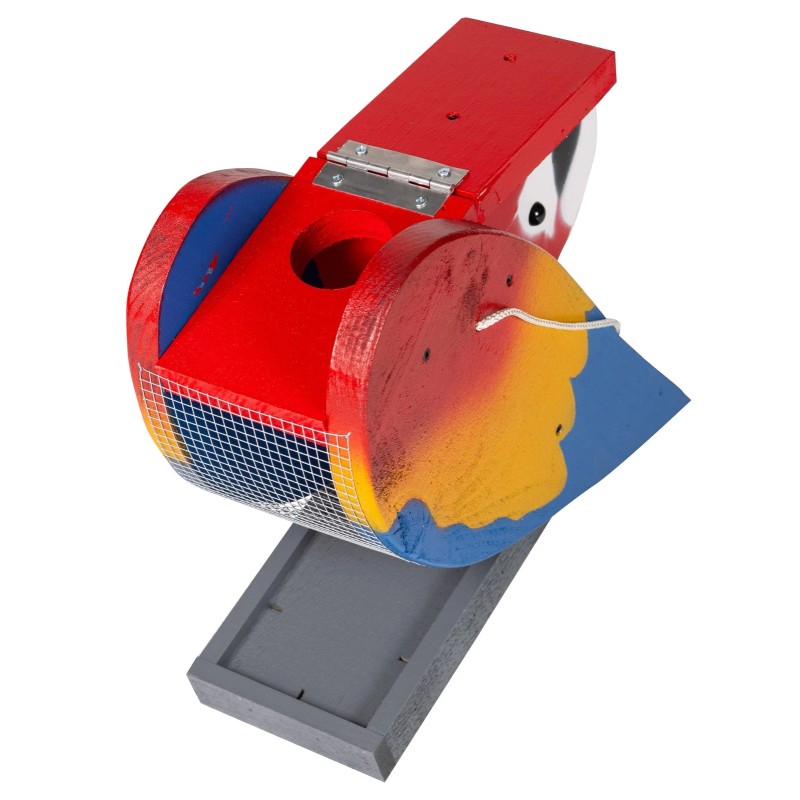 Saving Shepherd MACAW BIRD FEEDER - Large & Bright Parrot
