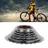 7 Speed Freewheel 13‑28T Bike Threaded Flywheel Silver Steel Bike
