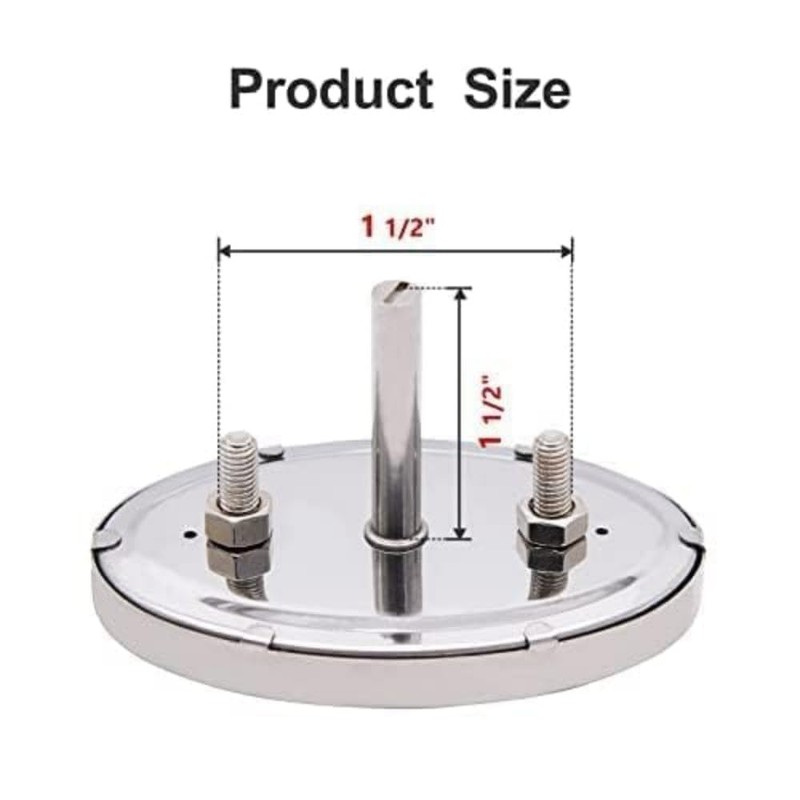 Grill Lid Thermometer Heat Indicator Replacement for Grill Master Nexgrill,