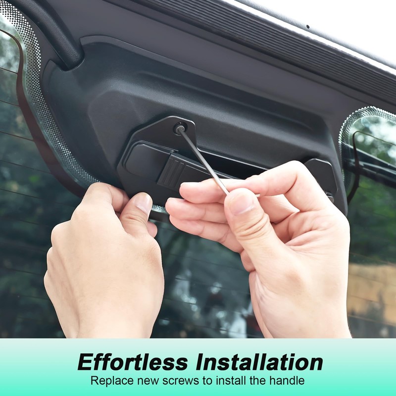 JDMON Rear Window Grip Handle Replacement for Jeep Wrangler JL
