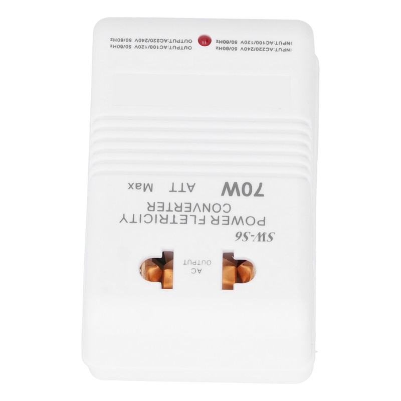 70W Power Converter to Dual Channel Transformer Adapter for Travel