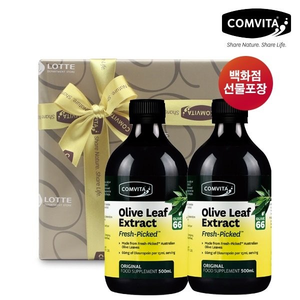 Comvita olive leaf extract 500ml set of 2 / 콤비타 올리브잎 추출액 500ml 2개 세트