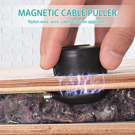 Magnetic Cable Puller Magnetic Wire Puller Magnetic Threader Magnetic Retractable Aid Magnetic Cable Wire Puller Guide System for Types of Pipes, Walls, Floors for Father's Day Tool (Pack of 4)