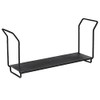 Minuteman International Wood, 36-inch Firewood Holder Log Rack, Black