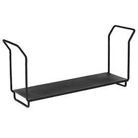 Minuteman International Wood, 36-inch Firewood Holder Log Rack, Black