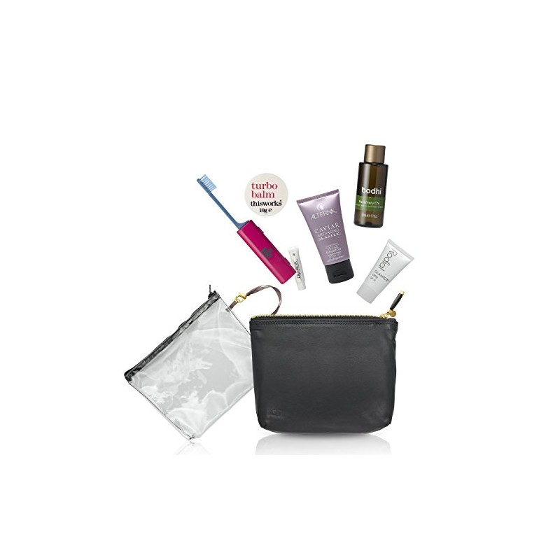 En cabine leather black by Quelques jours de plus transparent