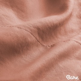 Bare Home Sandwashed King Sheet Set - Premium 1800 Ultra-Soft Microfiber King Bed Sheets - Incredible Softness - Deep Pocket - Bedding Sheets & Pillowcases (King, Sandwashed Dusty Rose)