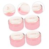 IWOWHERO 4Pcs Body Powder Puff Box Portable Talcum Powder Dispenser