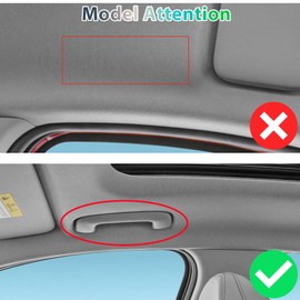 GAFAT Compatible with Hyundai Tucson NX4 Facelift 2021-2024 2025 Sunglasses Holder Glasses Case, Tucson 2024 Storage Box Organiser, Tucson NX4 Accessories [Passenger Side Only] (Grey)