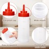 Katfort Squirt Bottles for Sauces Ketchup Bottles Squeeze, 2 Pack