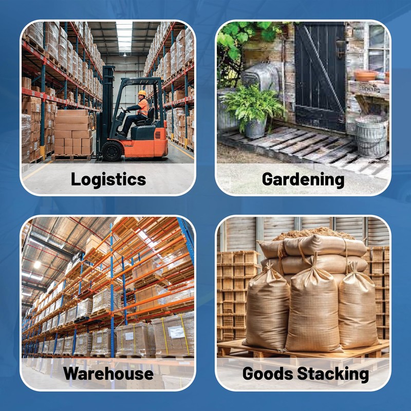 Greaton, Wooden Pallets, Easy for Commercial Use, Strong Sturdy Structure,