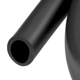 sourcing map Foam Grip Tubing Handle Grips 30mm ID 5mm Wall Thick 1.5m Black Non-Slip for Fitness, Tools Handle Support