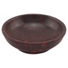 Red Soapstone Incense Bowl - Handmade for Charcoal, Frankincense &