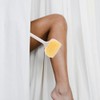 Bestyash Cepillo Pies Doble Cara Mango Largo Cerdas Suaves Exfoliante