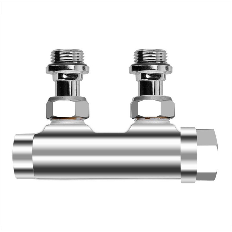 S SIENOC H-valve connection set, centre connection/radiator valves, thermostat for