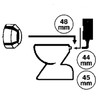 Rubber Gasket Toiliette 44-48 mm