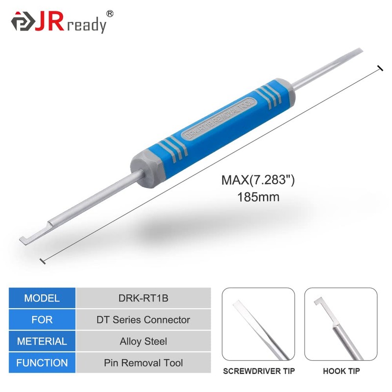 JRready DRK-RT1B Deutsch Pin Removal Tool, Pin Socket Contact/Wedgelock Removal