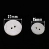 Leekayer 22 Pieces Genuine White Mother of Pearl Blazer Buttons