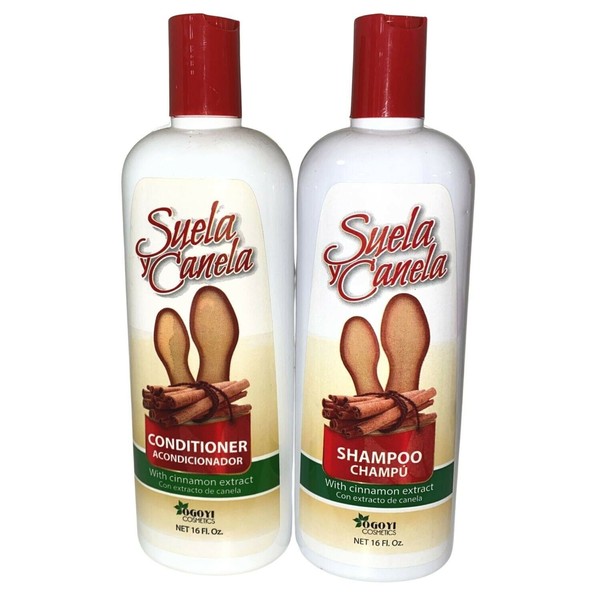 Suela y Canela Set: Shampoo & Conditioner , Cleans & Fortifies the Follicles