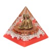 Crystal Pyramid Buddha Epoxy Energy Stone Handicraft for Household Decoration