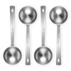 Flezoo 4Pcs Coffee Scoop Spoon - 1 Tablespoon 15ML Stainless
