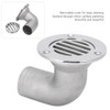 EIMSOAH Boat Bend Floor Drain,316 Stainless Steel Deck Drain Boat