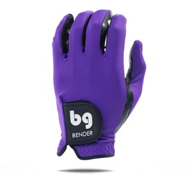 Bender Gloves - Women's Golf Glove, Durable Spandex Material, Unique Golf Gloves Women Right Handed Golfer (Wear On Left)