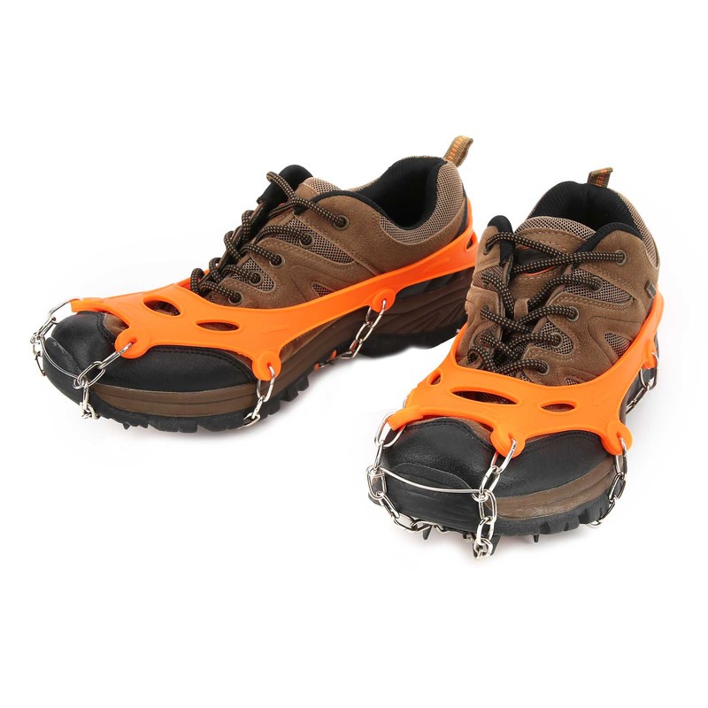 1 Pair 8 Teeth Crampons AntiSlip Traction Ice Cleats Snow