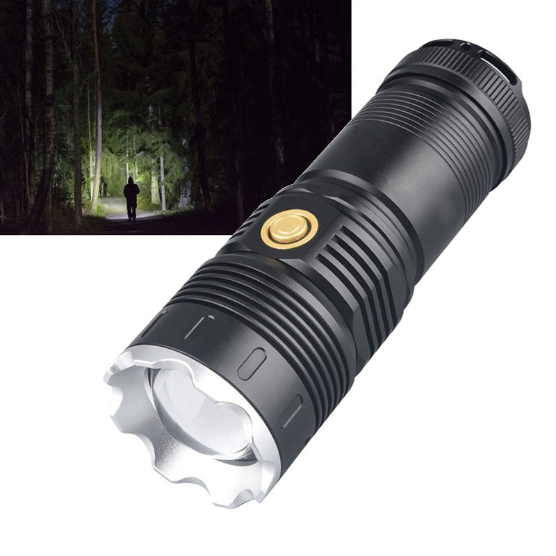 LED Flashlight High Brightness Rechargeable Waterproof Handheld Flashlight for Outdoor